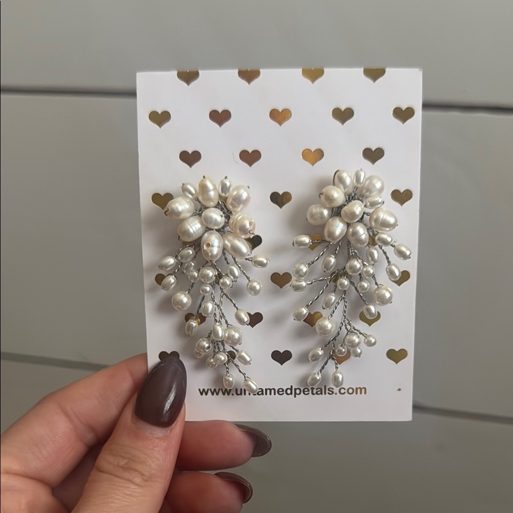 Elegant Pearl Drop Earrings